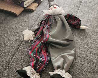 Clown Wood Block Shelf Sitter