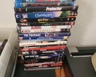 DVDs and Blue Rays