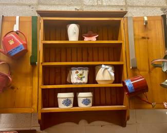 Hanging pine cupboard