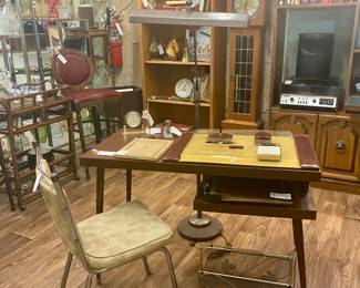 Really cool mid-century writing desk