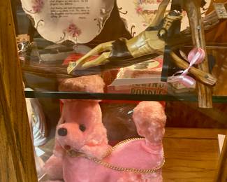 NOS pink poodle radio in box!