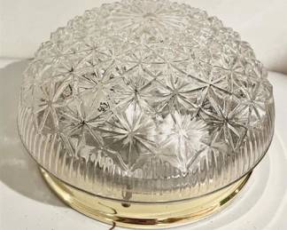 Glass Flush Mount Light Fixture