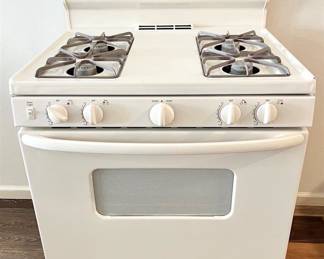 White Gas Range