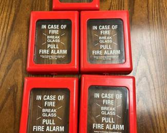 Fire Alarm Emergency Covers "Break Glass"