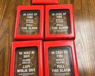 Fire Alarm Emergency Covers "Break Glass"