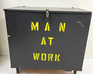 Tool Supply Box "Man At Work"