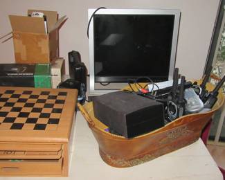 jan game board, walkie talkies, more