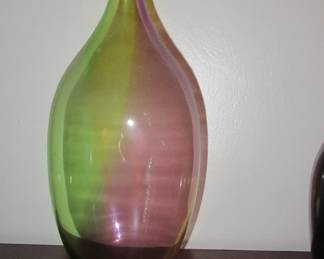 jan multi colored vase