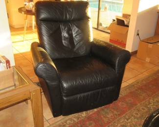 jan black recliner leather