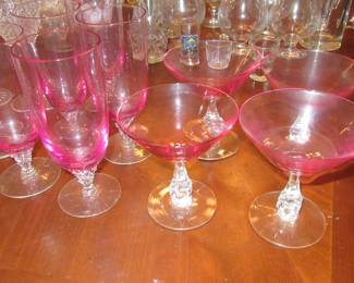 jan pink bar ware