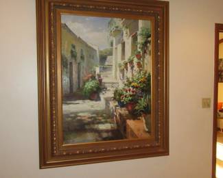jan painting staircase
