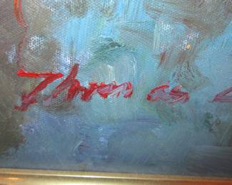 jan signature of stream painting