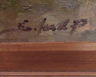jan signature of staircase painting