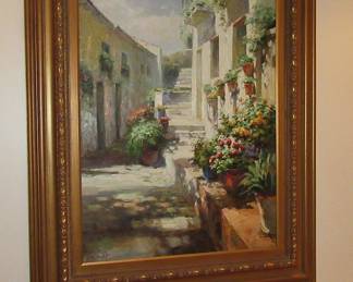 jan painting of staircase