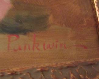jan signature of bouquet painting