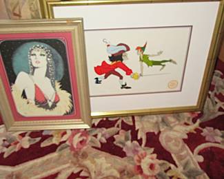 jan deco lady with disney cell