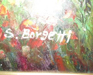 jan painting signature borgetti