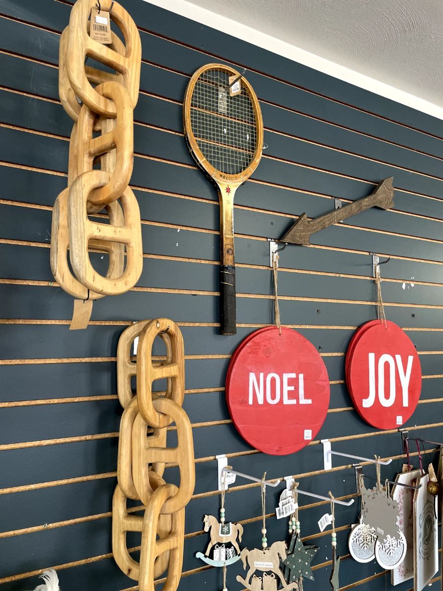 antique and new wall decor