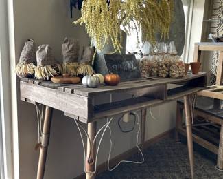 reclaimed table
