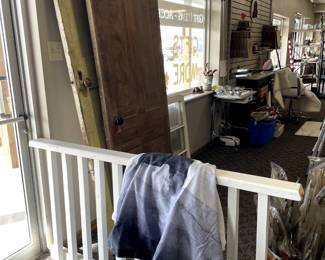 handrail, doors and windows