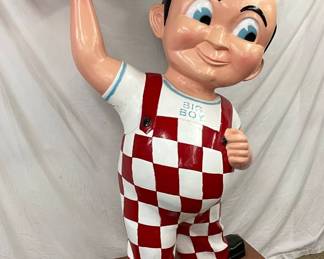 56 x 84 1/2 Inch Fiberglass Big Boy Statue