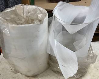 Two Acrylic 10-Gallon Visible Gas Pump Inserts