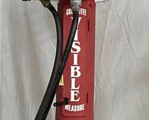 Original Fire Chief Fry 17R Visible Gas Pump with 5-Gallon Glass Cylinder by Guaranteed Liquid Measu