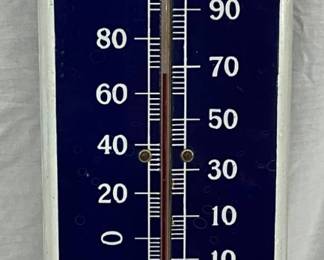 Porcelain NR Nature’s Remedy Advertising Thermometer, 7 x 27 Inches