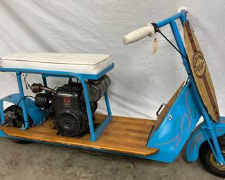 Auto Glide Scooter with Tecumseh Engine and Surfing USA Theme