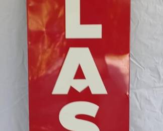 NOS ATLAS TIRES VERTICAL SIGN