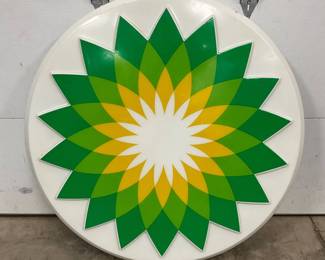 BP Light-Up Circular Sign, 43 Inches