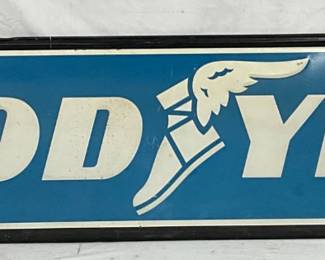 GOODYEAR EMB. METAL SIGN