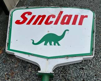 Sign measures 7ft. w/Dino