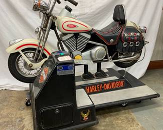 Harley-Davidson Coin-Operated 5-Foot Mechanical Motorcycle Ride