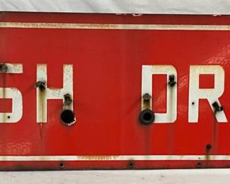 PORC. CASH DRUGS NEON SIGN