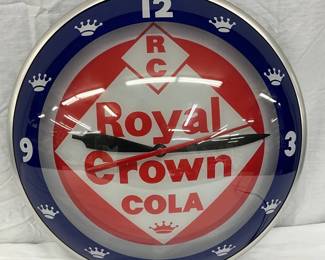 Original Royal Crown Cola Double Bubble Clock