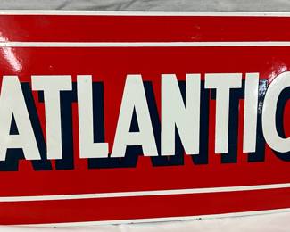 PORC. ATLANTIC PUMP PLATE SIGN