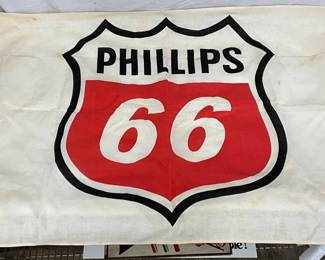 ORG. CLOTH PHILLIPS 66 BANNER