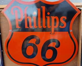 3OIN. PORC PHILLIPS 66 SHIELD SIGN