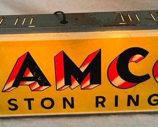 25″ x 8″ x 4″ Double-Sided Plastic Ramco Light-Up Sign