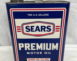 2G. SEARS PREMIUM MOTOR OIL CAN
