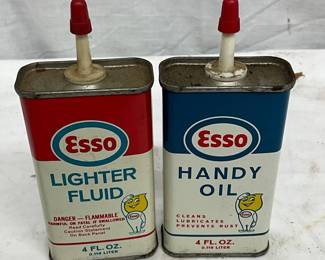 (2) 4OZ. ESSO TINS