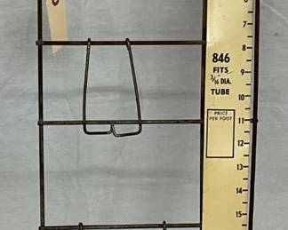 Trico Wiper Washer Hose Display Rack with Embossed Sign, 9 x 34 Inches