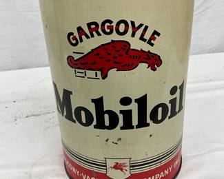 5-Quart Gargoyle Mobiloil Can by Socony-Vacuum Oil Company
