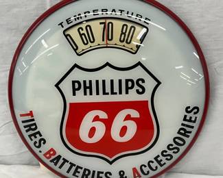 Original Phillips 66 13-Inch Bathroom Scale Thermometer