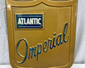 13 x 17 Atlantic Imperial Pump Plate Shield Sign