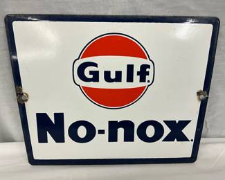 11 1/2 x 8 1/2 Inch Gulf No-Nox Porcelain Pump Plate