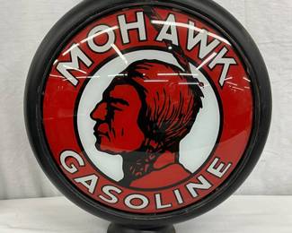 15-Inch Mohawk Gasoline Pump Globe with Metal Body