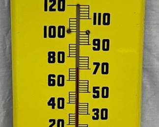 7 x 27 Inch Pepsi Thermometer with Embossed Red, White, and Blue Cap