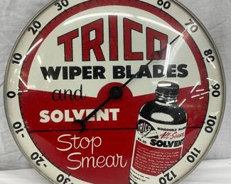 12-Inch Trico Wiper Blades Thermometer with Solvent Advertisement